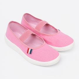 Shelvt Scarpe rosa chiaro con una cintura flessibile 1