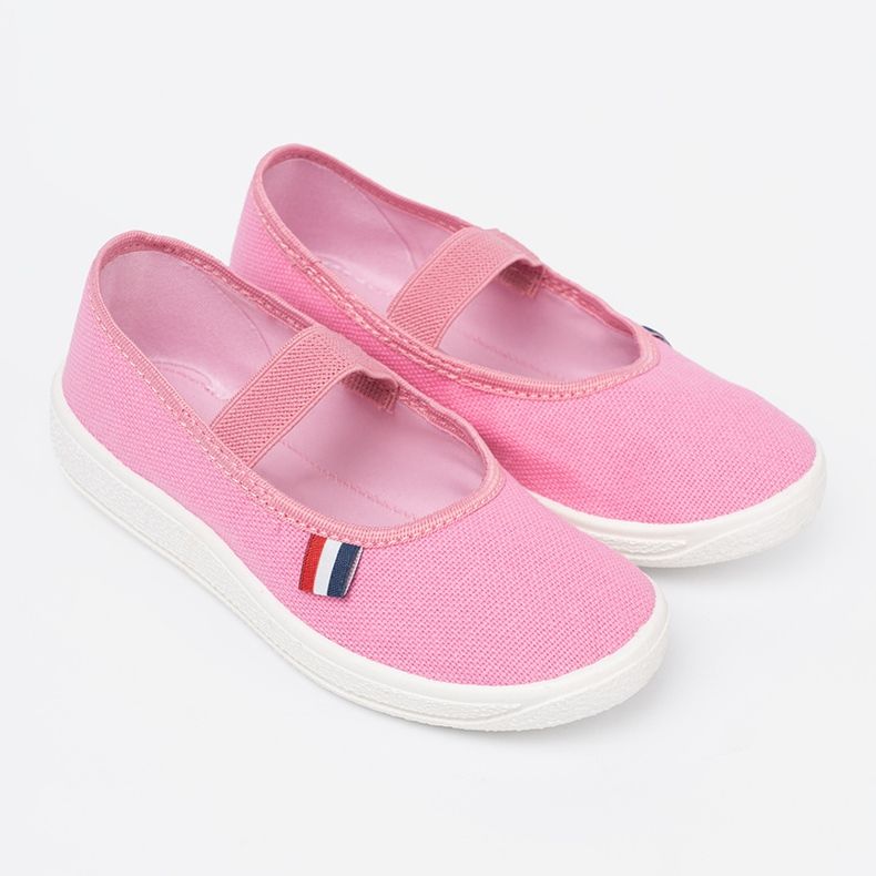 Shelvt Scarpe rosa chiaro con una cintura flessibile 1