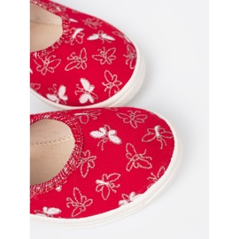 Shelvt Sneaker per bambini con velcro rosso 1