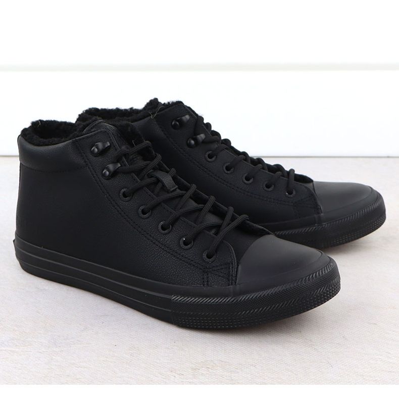 Big Star Sneaker maschili per la grande stella nera isolata alla caviglia OO174607 1