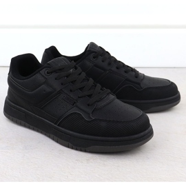 Scarpe sportive maschili nere big star ss174005 nero 1