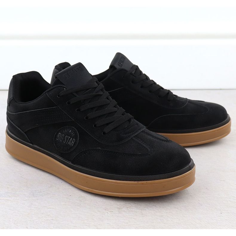 Scarpe sportive maschili nere Big Star SS174019 nero 1