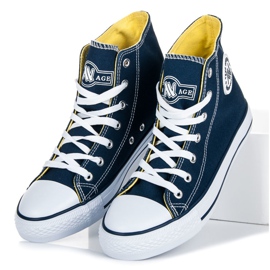 New Age Sneakers alte legate blu 1