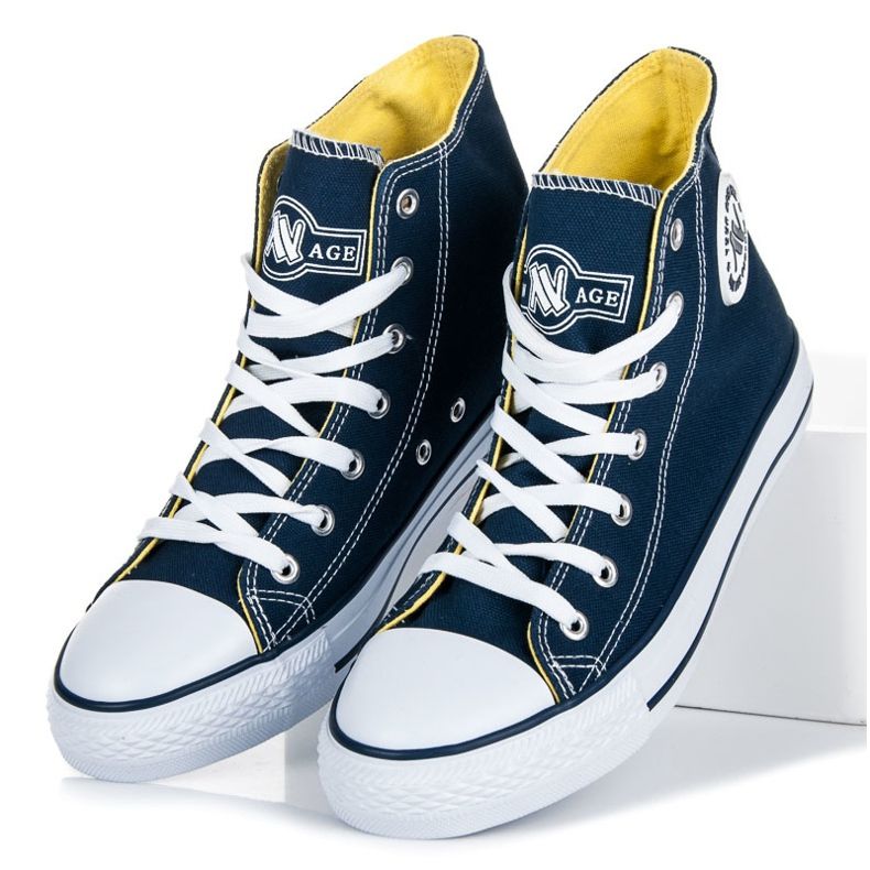 New Age Sneakers alte legate blu 1