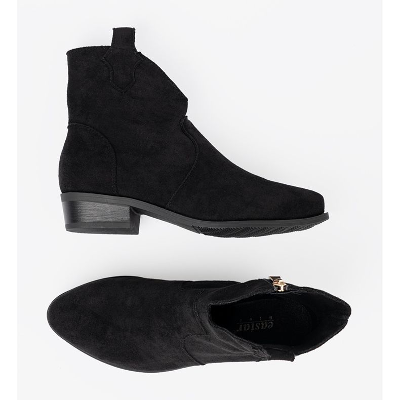 Seastar Stivali black stivali da cowboy in pelle scamosciata nero 2