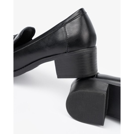 Shelvt Scarpe da donna nera con una fibbia elegante nero 1