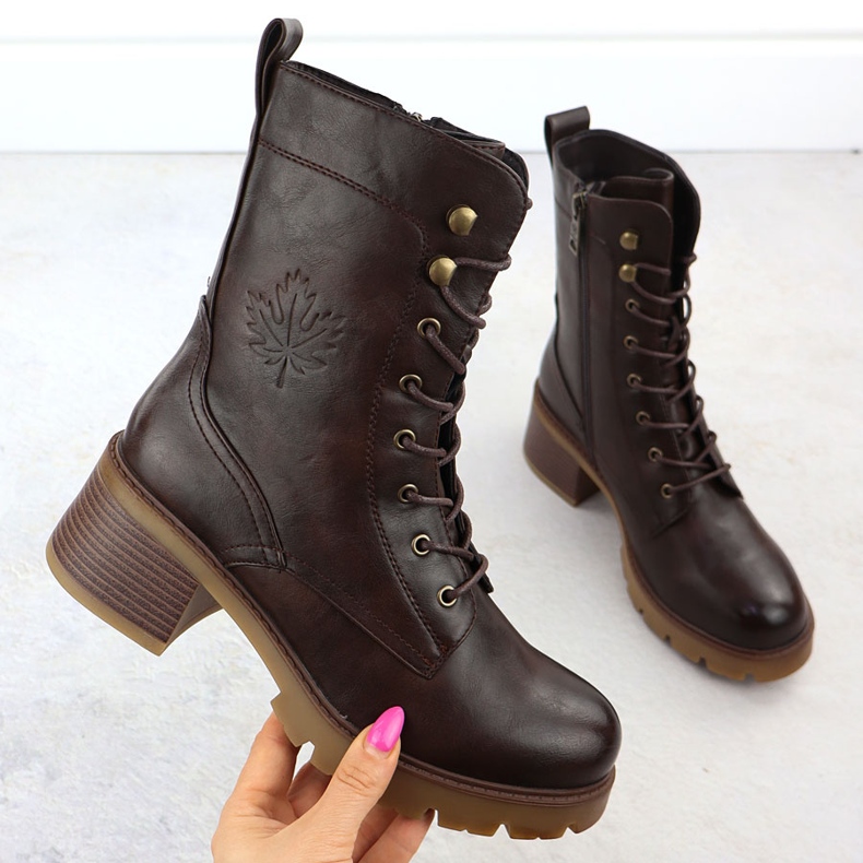 Stivali da donna sul Brown Vinceza 89136 1