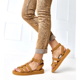 Sandali marroni romani marrone 2