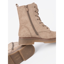 Shelvt Eleganti lavoratori beige con naso rotondo 1