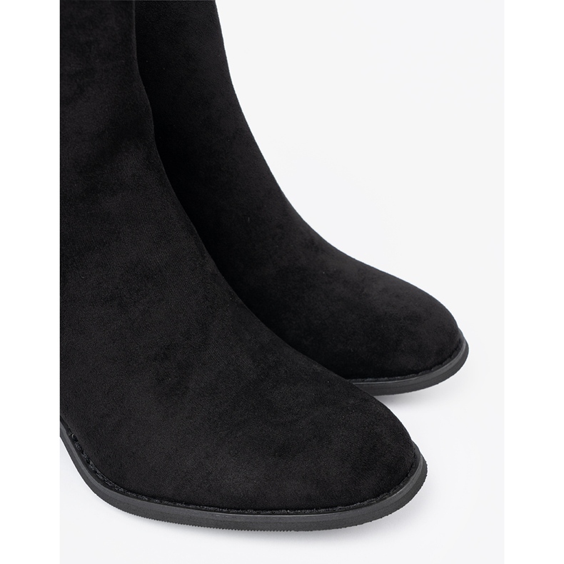 Shelvt Stivaletti in camoscio nero 1