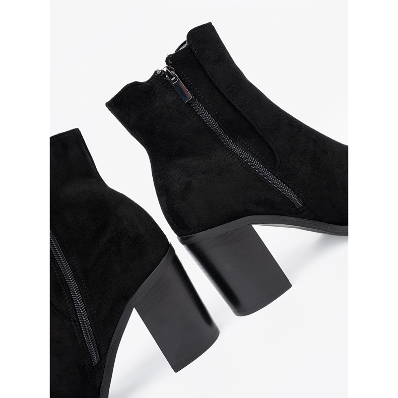 Shelvt Stivaletti in camoscio nero 2