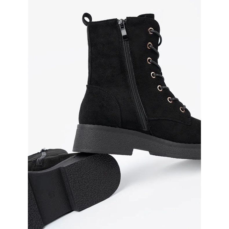 Shelvt Comodi lavoratori neri su una suola piatta nero 2