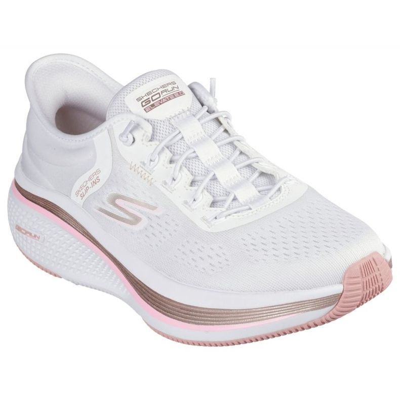 SKECHERS SLIP-INSS: vai in corsa 2,0-Banyan in 129006-WPK bianca 1