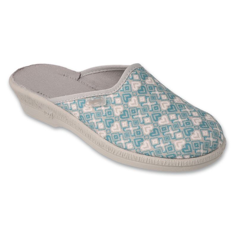 Ciabatte da donna Befado con fantasie in pu 219D485 grigio 1