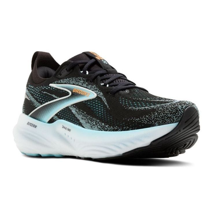 Glicerina gts 22 scarpe da corsa maschile per asfalto nero 2