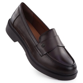 Scarpe mocassini da donna Lords Brown Potocki JE19332 marrone 1