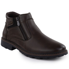 Stivali maschili isolanti bruno cursori Vanhorn AN71309 marrone 1