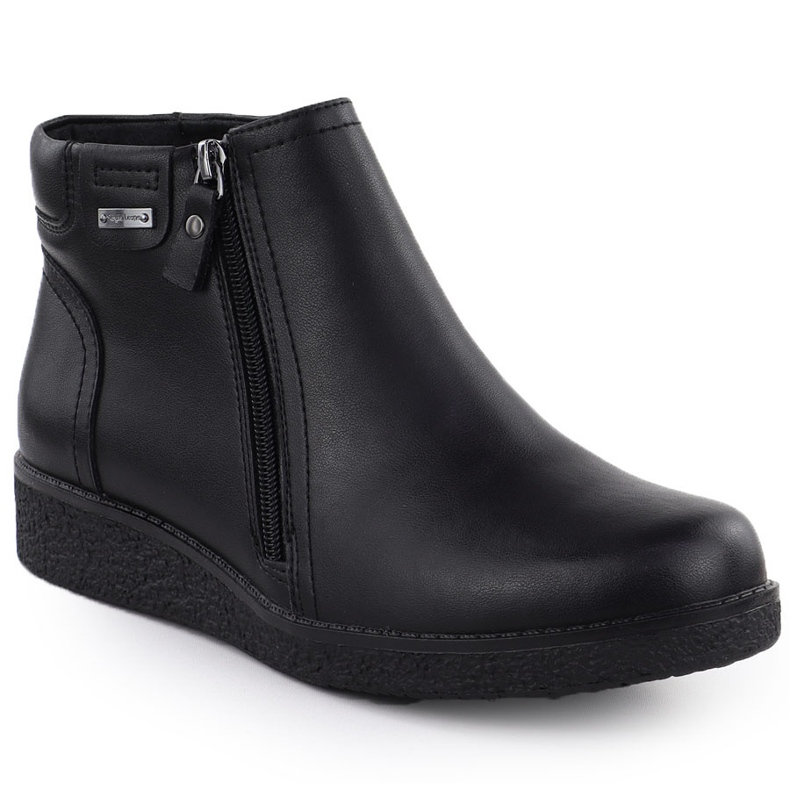 Stivali da donna isolati alla peste Black Sergio Leone BT25348-S 1