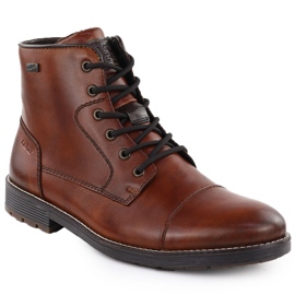 In pelle impermeabile marrone rieker marrone f4546-24 1