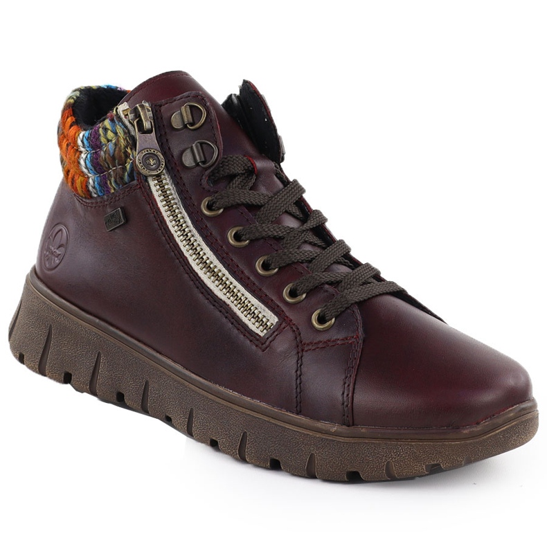 Stivali in pelle Rieker N1305-35 1