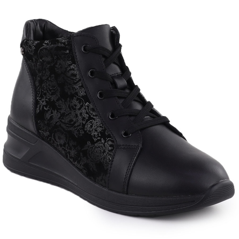 Stivali in pelle filippo dbt7280 con zeppe 1