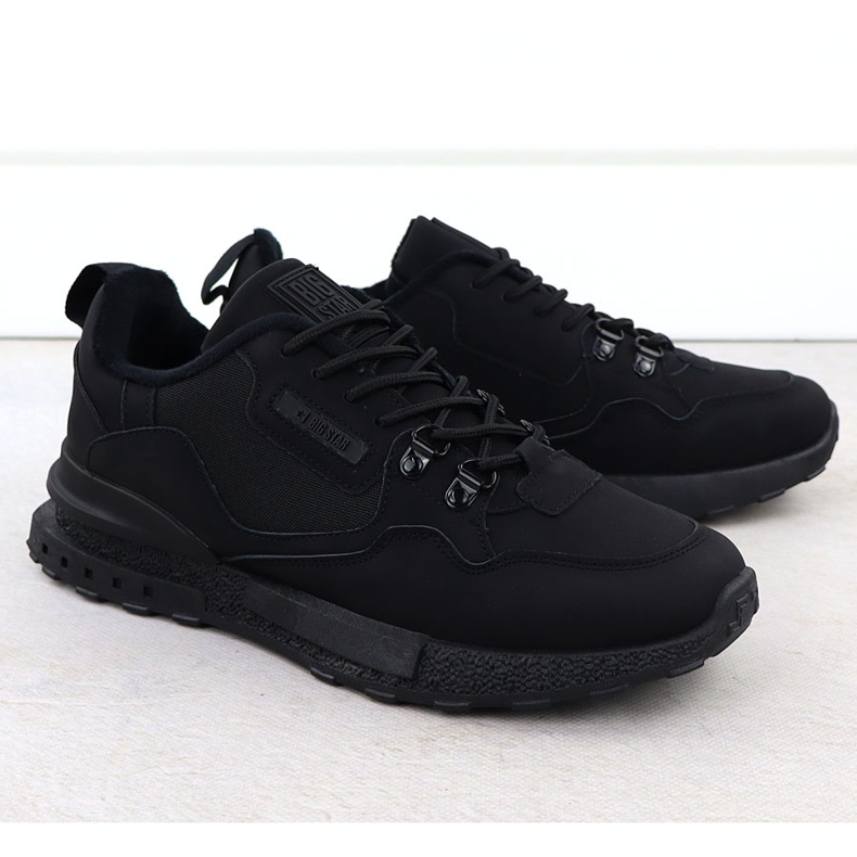 Scarpe sportive maschili isolati Black Big Star SS174411 1