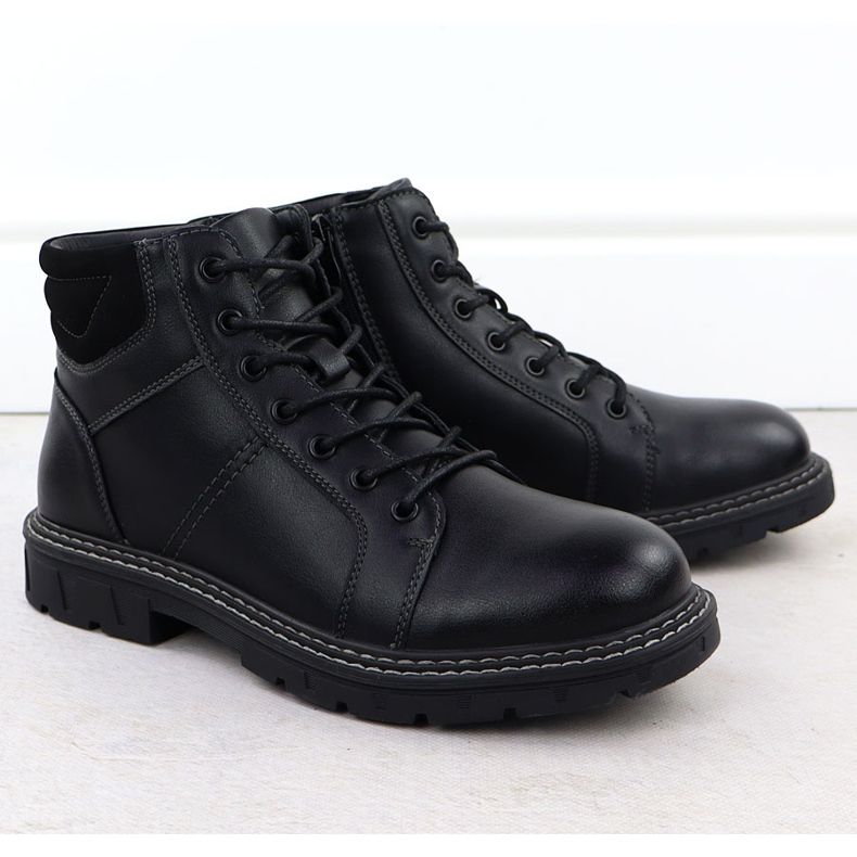 Stivali da uomo Stivali isolati per Black Vanhorn AN71307 Sliders nero 2