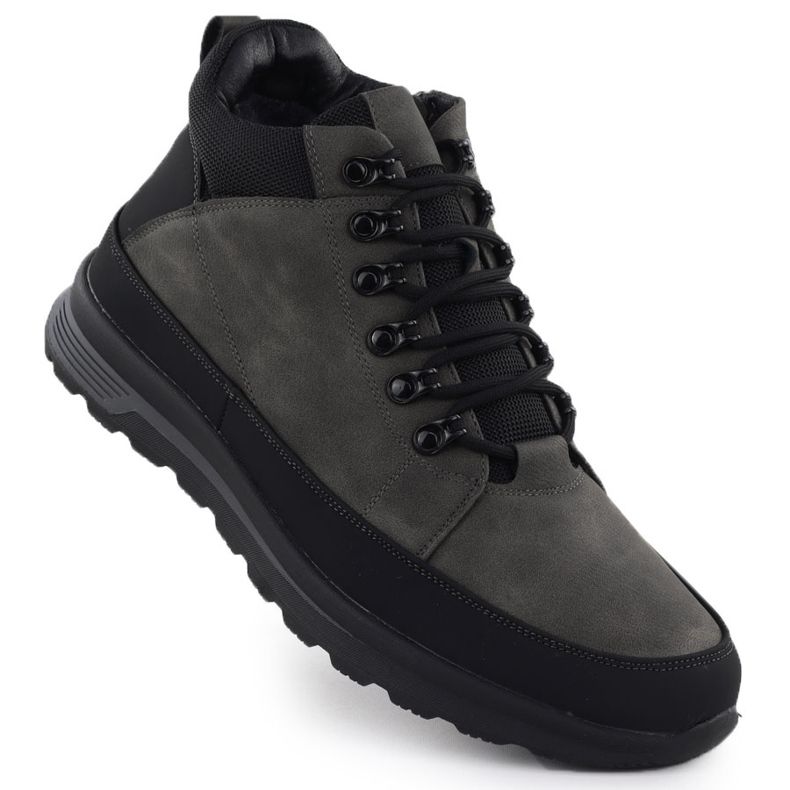 Truppe a pizzo isolate da uomo grigio unsoft 25mn02-9434 1