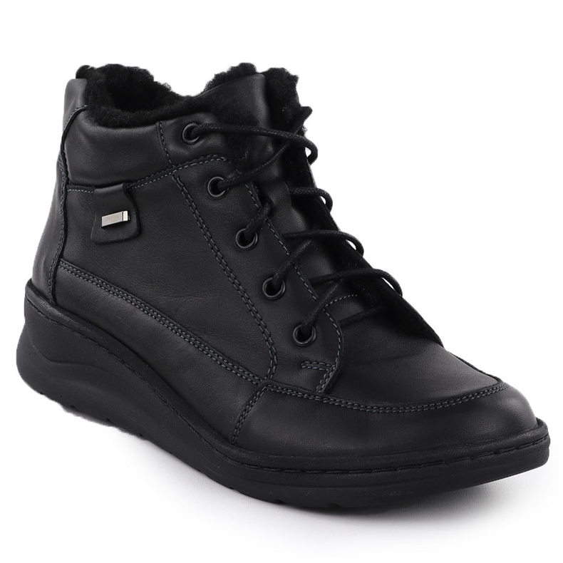 Helios In pelle comoda stivali neri da donna neri da donna 553.011 1