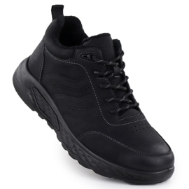 Stivali da uomo Black UNISOFT NERO 25MN16-9275 1