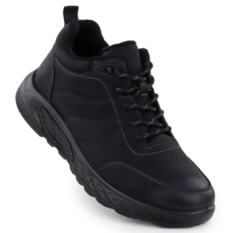 Stivali da uomo Black UNISOFT NERO 25MN16-9275 1