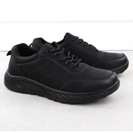 Scarpe da uomo con lacci neri unsoft 25mn16-9274 2