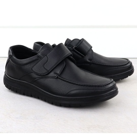 Scarpe in velcro nero unsoft 24mn16-7510 2