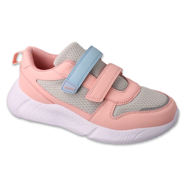 Befado sportivo per bambini con velcro 452Y003 rosa 1