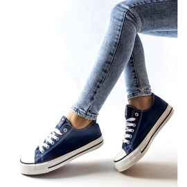News Sneaker giovanili legati blu navy 8sp30-4723 2