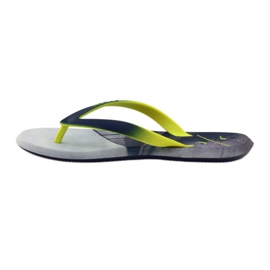 Infradito uomo Rider 10719 grigio giallo 2