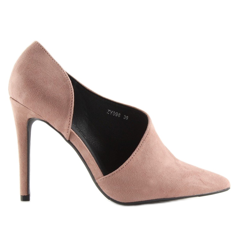 Décolleté asimmetriche su spilla rosa ZY098 Pink 1