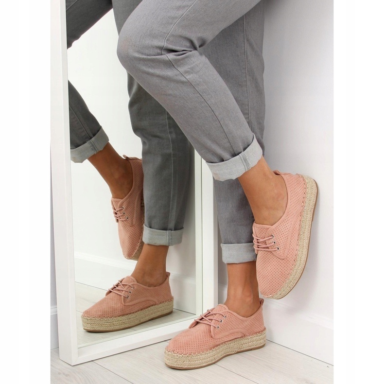 Espadrillas da donna rosa LL-118 Rosa 1