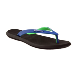 Infradito da uomo Rider 10594 nero blu verde 1