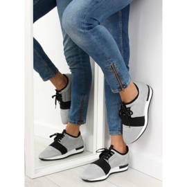 Scarpe sportive grigie 16-515 grigie grigio nero 1