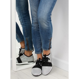 Scarpe sportive grigie 16-515 grigie grigio nero 2