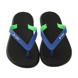 Infradito da uomo Rider 10594 nero blu verde 4