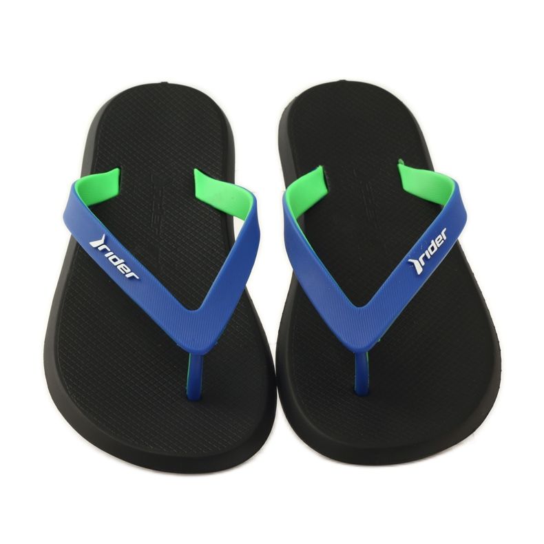 Infradito da uomo Rider 10594 nero blu verde 4