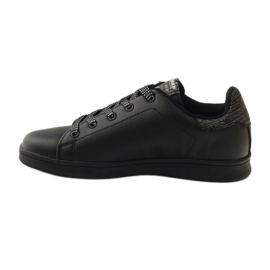 American Club Sneakers cuore americano con sottopiede in pelle grigio nero 2