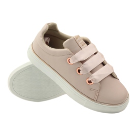 American Club Sneakers raso americano 17508 laccio rosa 3