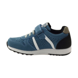 American Club ADI sport intarsio in pelle americana grigio blu nero bianco 2