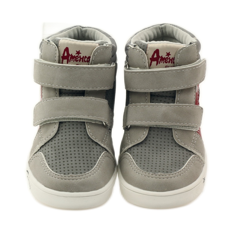 American Club Scarpe sportive americane 17353 rosso grigio 4