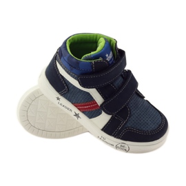 American Club Scarpe sportive americane 17353 blu navy rosso bianca 3