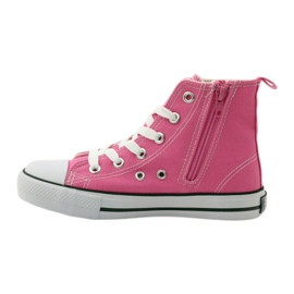 American Club Sneaker sneaker da donna e lacci rosa 2