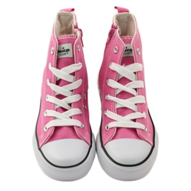 American Club Sneaker sneaker da donna e lacci rosa 4
